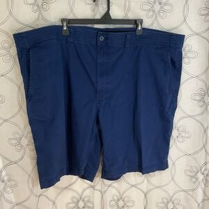 Men's Foundry Dark Blue Chino Shorts Pockets Size 54